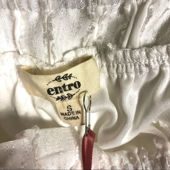 Anthropologie Entro white dress women’s size small - Picture 7 of 10